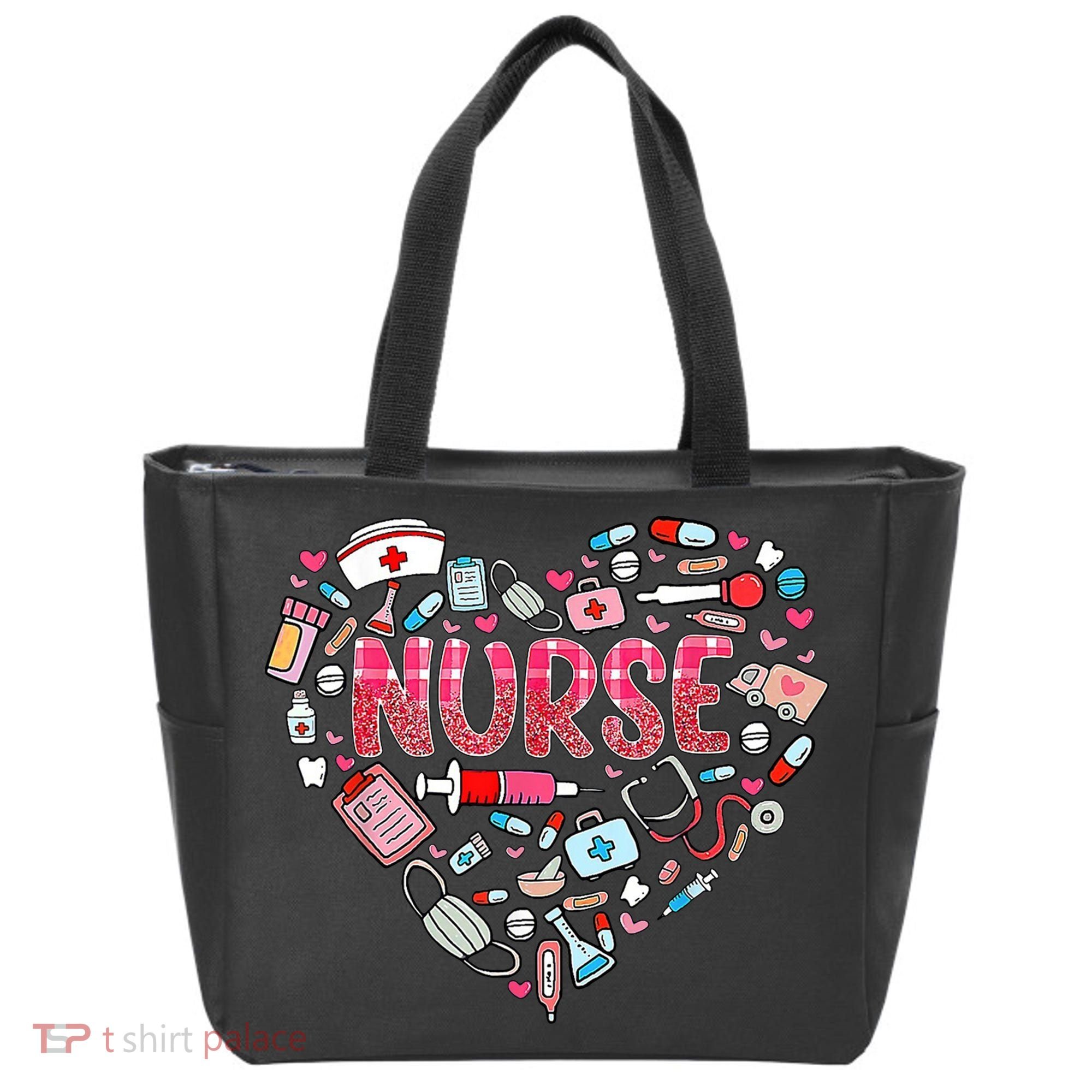 Nurse Heart Nursing Hospital Gift Tote Bag