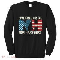 New Hampshire Patriotic Live Free Or Die Sweatshirt thumb 0
