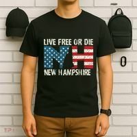 New Hampshire Patriotic Live Free Or Die T-Shirt thumb 6