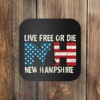 New Hampshire Patriotic Live Free Or Die Coaster thumb 0