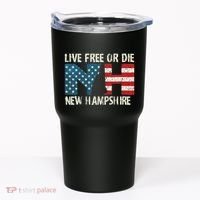 New Hampshire Patriotic Live Free Or Die Tumbler thumb 0