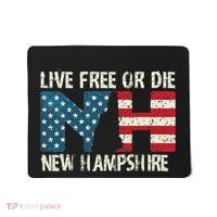 New Hampshire Patriotic Live Free Or Die Mousepad thumb 0