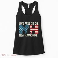 New Hampshire Patriotic Live Free Or Die Women's Tank Top thumb 0