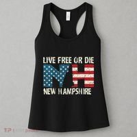 New Hampshire Patriotic Live Free Or Die Women's Tank Top thumb 3