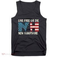 New Hampshire Patriotic Live Free Or Die Tank Top thumb 0