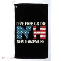 New Hampshire Patriotic Live Free Or Die Golf Towel thumb 0