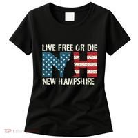 New Hampshire Patriotic Live Free Or Die Women's T-Shirt thumb 0