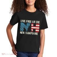 New Hampshire Patriotic Live Free Or Die Kids T-Shirt thumb 2