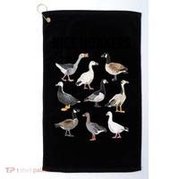 Nice Honker Pun Adult Joke Funny Bird Lover Birdwatcher Gift Golf Towel thumb 0