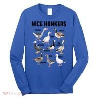 Nice Honker Pun Adult Joke Funny Bird Lover Birdwatcher Gift Long Sleeve Shirt thumb 0