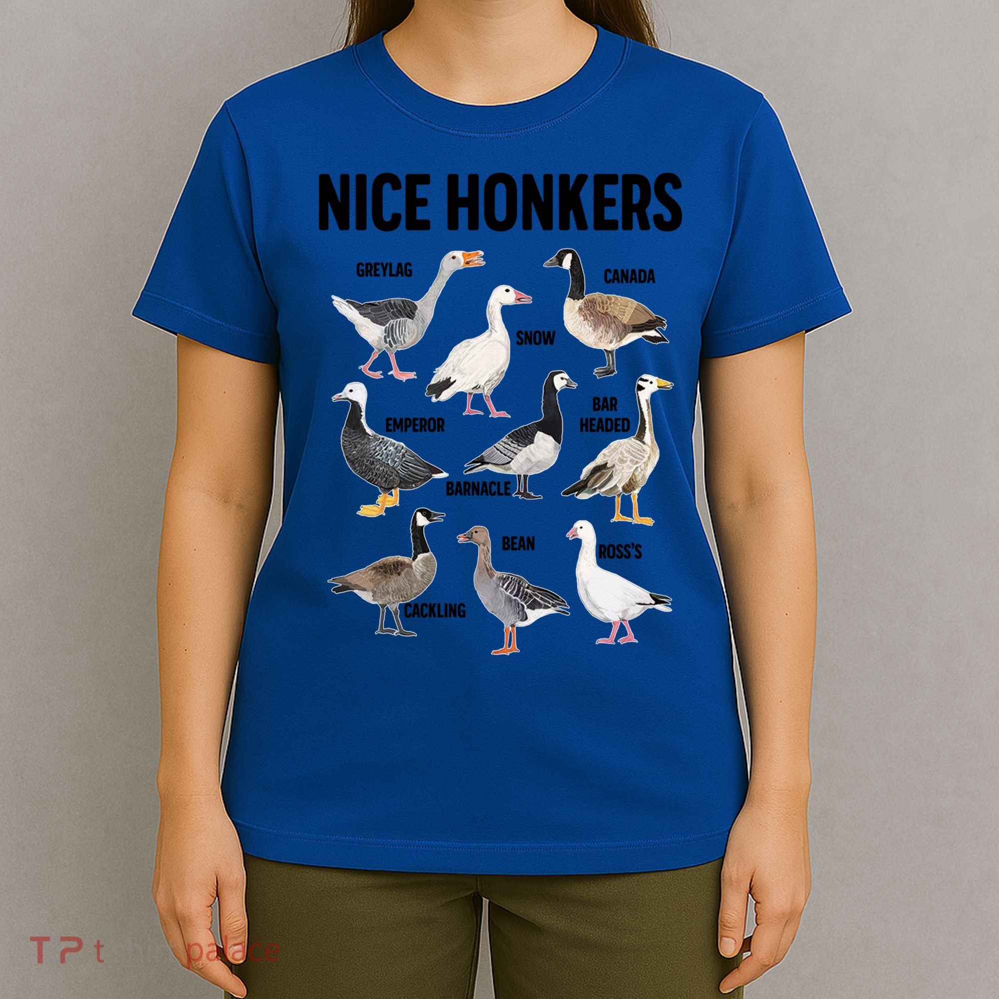 Nice Honker Pun Adult Joke Funny Bird Lover Birdwatcher Gift T-Shirt