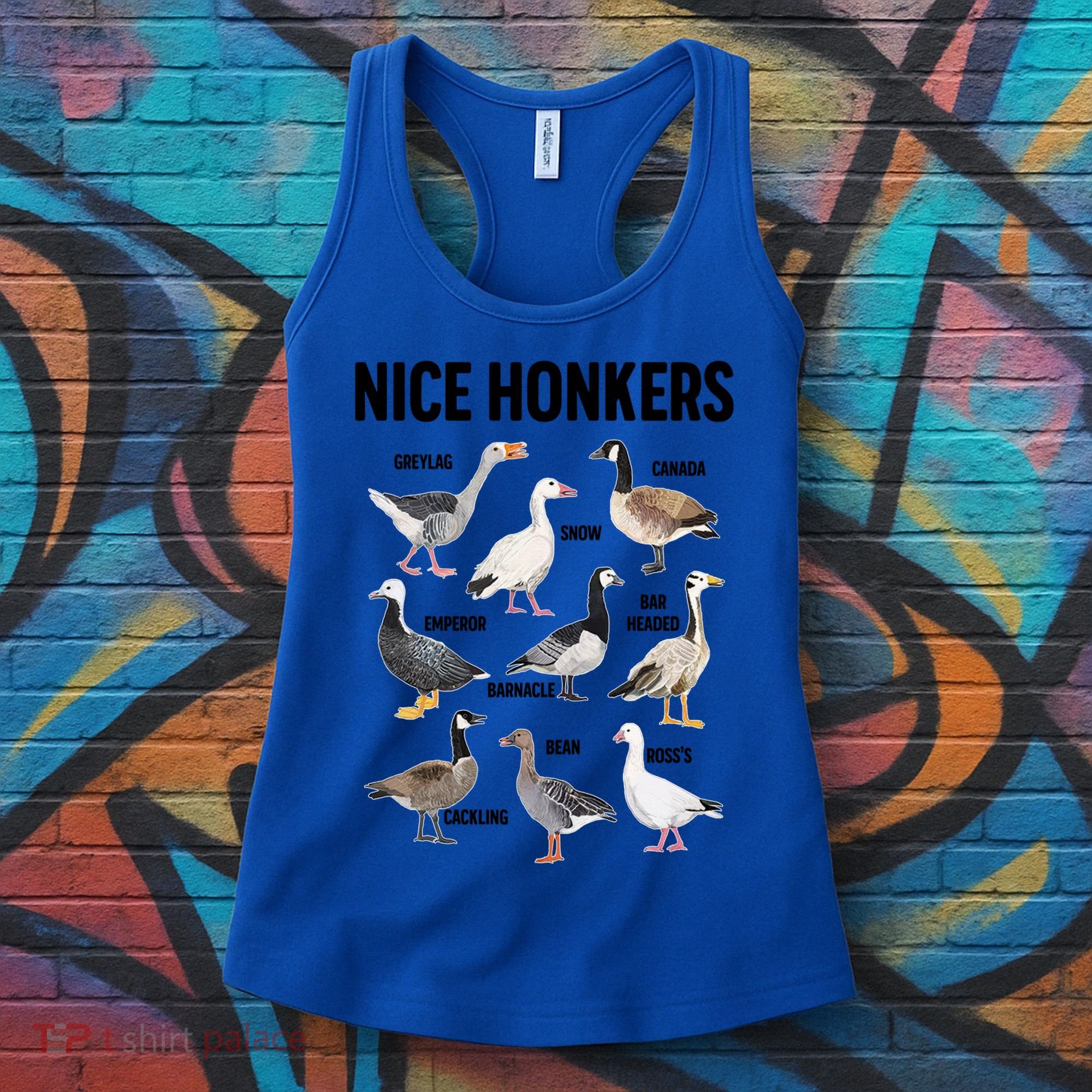 Nice Honker Pun Adult Joke Funny Bird Lover Birdwatcher Gift Women's Tank Top
