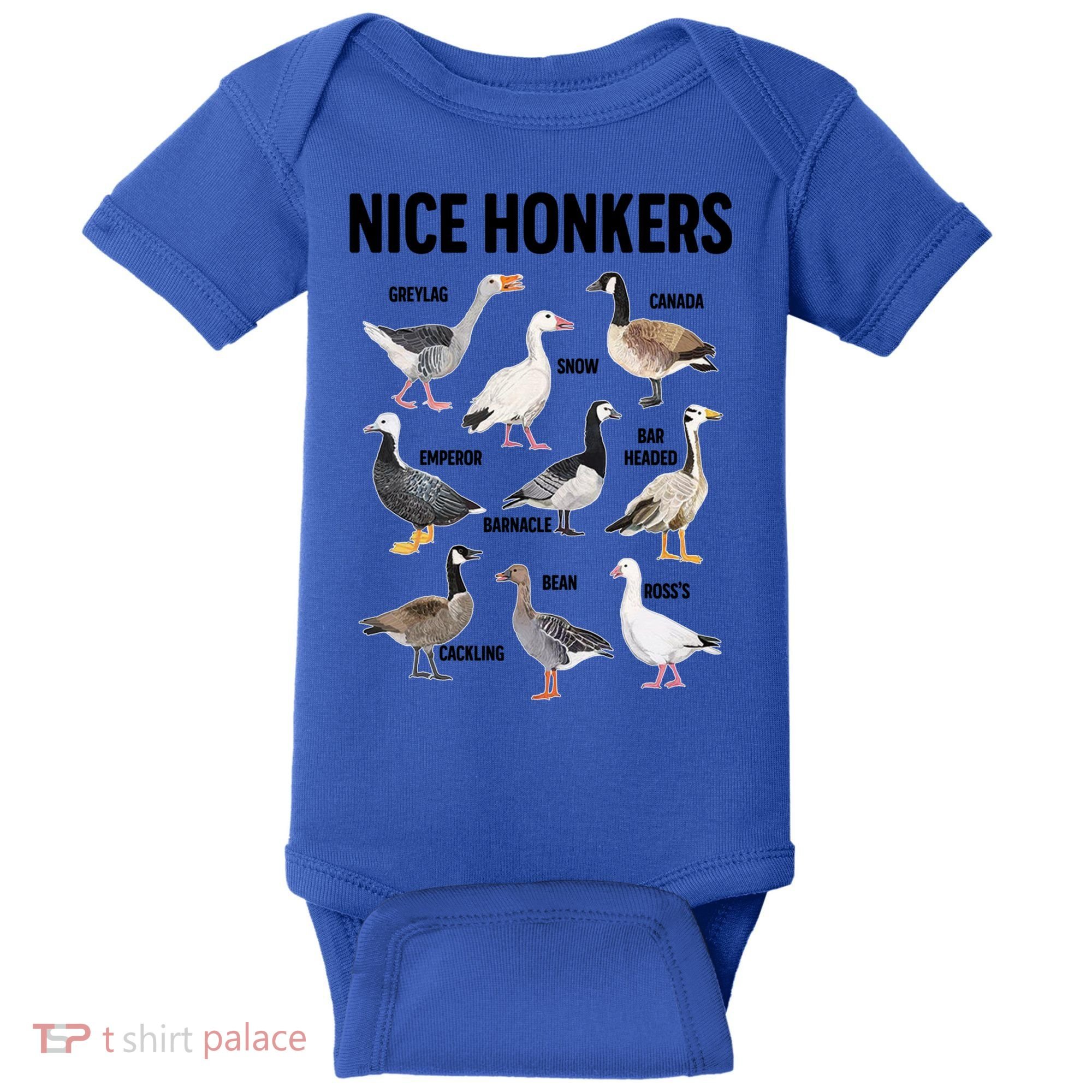 Nice Honker Pun Adult Joke Funny Bird Lover Birdwatcher Gift Baby Bodysuit