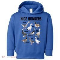 Nice Honker Pun Adult Joke Funny Bird Lover Birdwatcher Gift Toddler Hoodie thumb 0