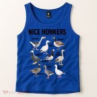 Nice Honker Pun Adult Joke Funny Bird Lover Birdwatcher Gift Tank Top thumb 2