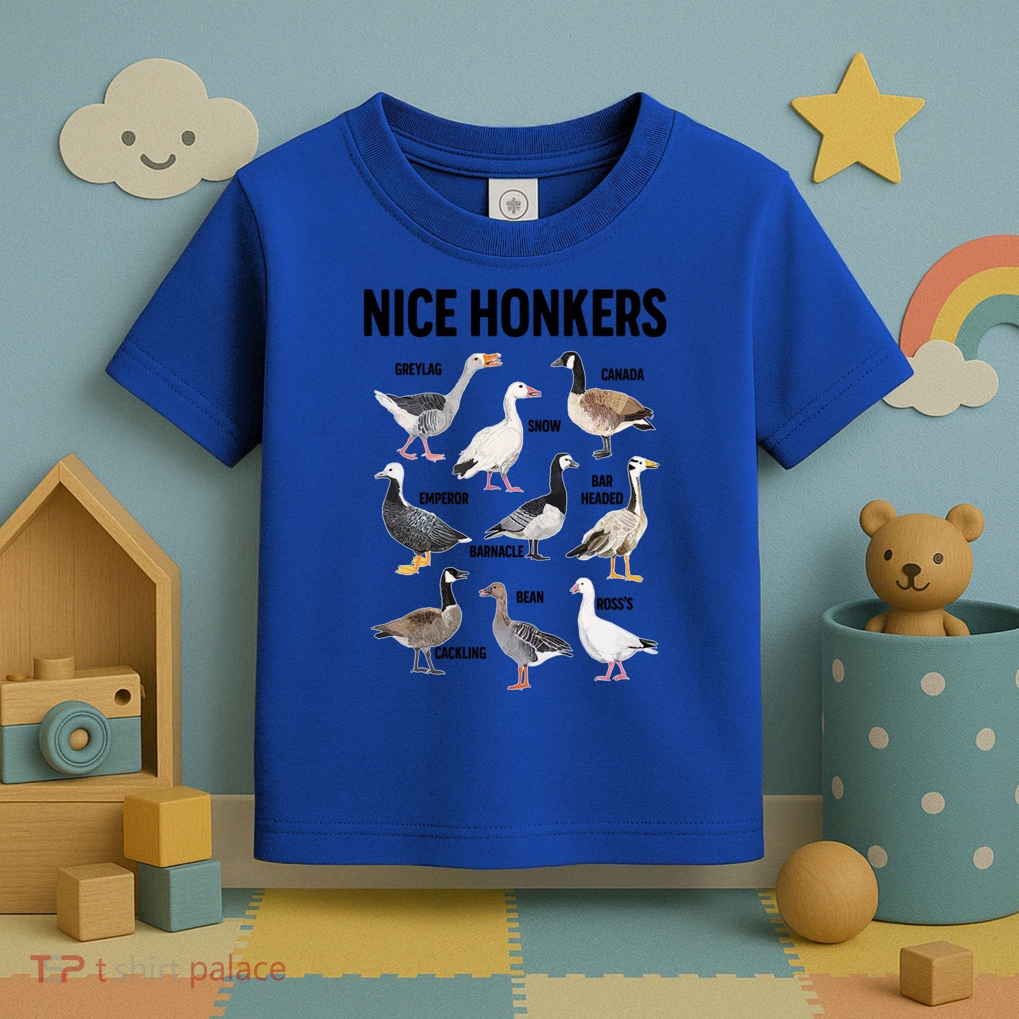 Nice Honker Pun Adult Joke Funny Bird Lover Birdwatcher Gift Toddler T-Shirt