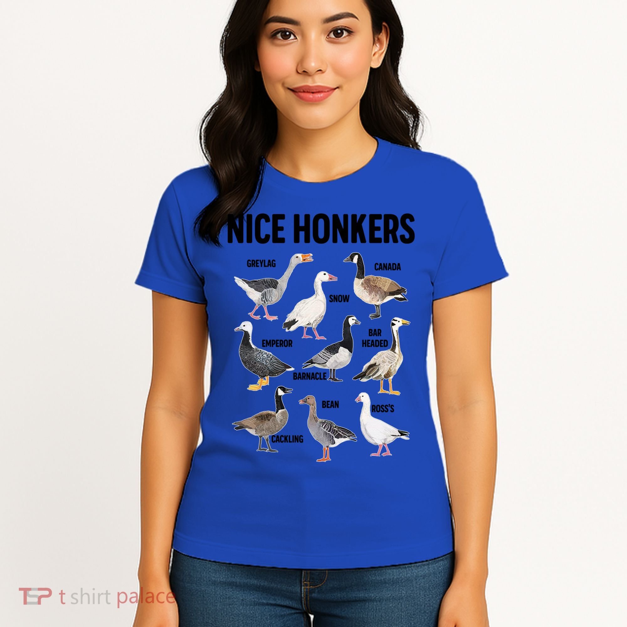 Nice Honker Pun Adult Joke Funny Bird Lover Birdwatcher Gift Women's T-Shirt