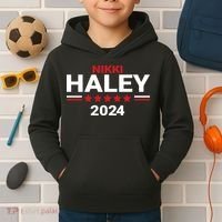 Haley For President 2024 Campaign Kids Hoodie thumb 2