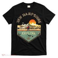 New Hampshire Retro Vintage Hiking Apparel Souvenir T-Shirt thumb 0