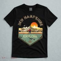 New Hampshire Retro Vintage Hiking Apparel Souvenir T-Shirt thumb 5