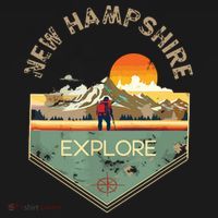 New Hampshire Retro Vintage Hiking Apparel Souvenir T-Shirt thumb 7