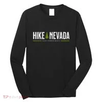 Nevada Hike Sand Harbor Beach Tree Retro Long Sleeve Shirt thumb 0