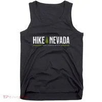 Nevada Hike Sand Harbor Beach Tree Retro Tank Top thumb 0