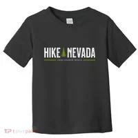 Nevada Hike Sand Harbor Beach Tree Retro Toddler T-Shirt thumb 0