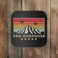 New Hampshire Shirt. Retro Style NH, USA Coaster thumb 0