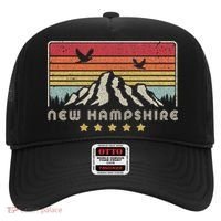 New Hampshire Shirt. Retro Style NH, USA Hat thumb 0