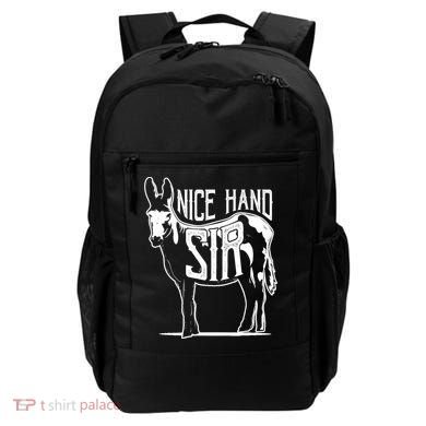 Nice Hand Sir Donkey Poker Funny Gambling Design Backpack