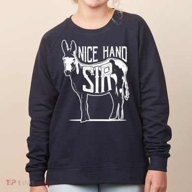 Nice Hand Sir Donkey Poker Funny Gambling Design Women's Sweatshirt