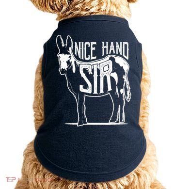 Nice Hand Sir Donkey Poker Funny Gambling Design Doggie Tank