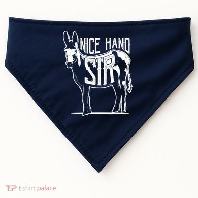 Nice Hand Sir Donkey Poker Funny Gambling Design USA-Made Doggie Bandana