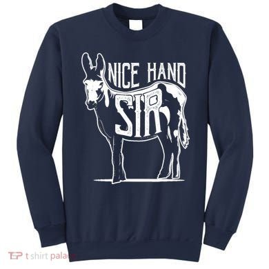 Nice Hand Sir Donkey Poker Funny Gambling Design Sweatshirt