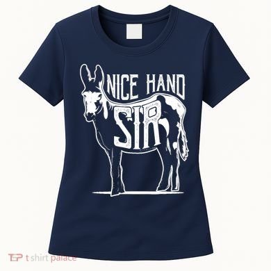 Nice Hand Sir Donkey Poker Funny Gambling Design Women's T-Shirt