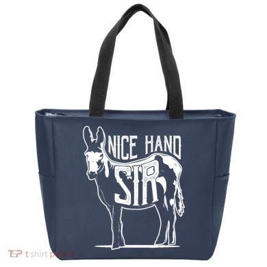 Nice Hand Sir Donkey Poker Funny Gambling Design Tote Bag