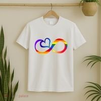 Neurodiversity Heart Symbol T-Shirt thumb 2
