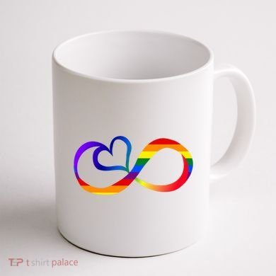 Neurodiversity Heart Symbol Coffee Mug back