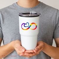 Neurodiversity Heart Symbol Tumbler thumb 2