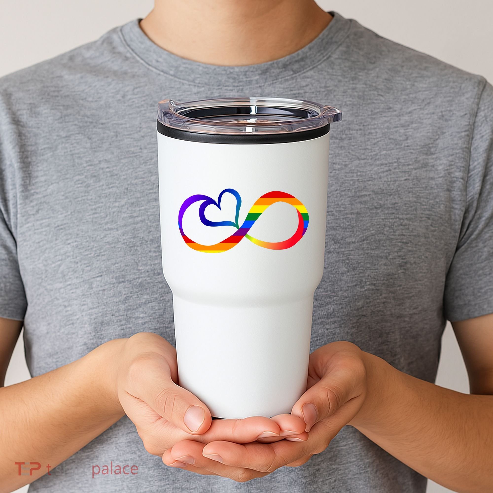 Neurodiversity Heart Symbol Tumbler