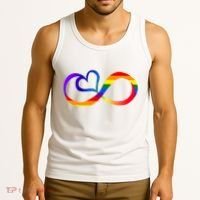 Neurodiversity Heart Symbol Tank Top thumb 3