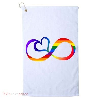 Neurodiversity Heart Symbol Golf Towel