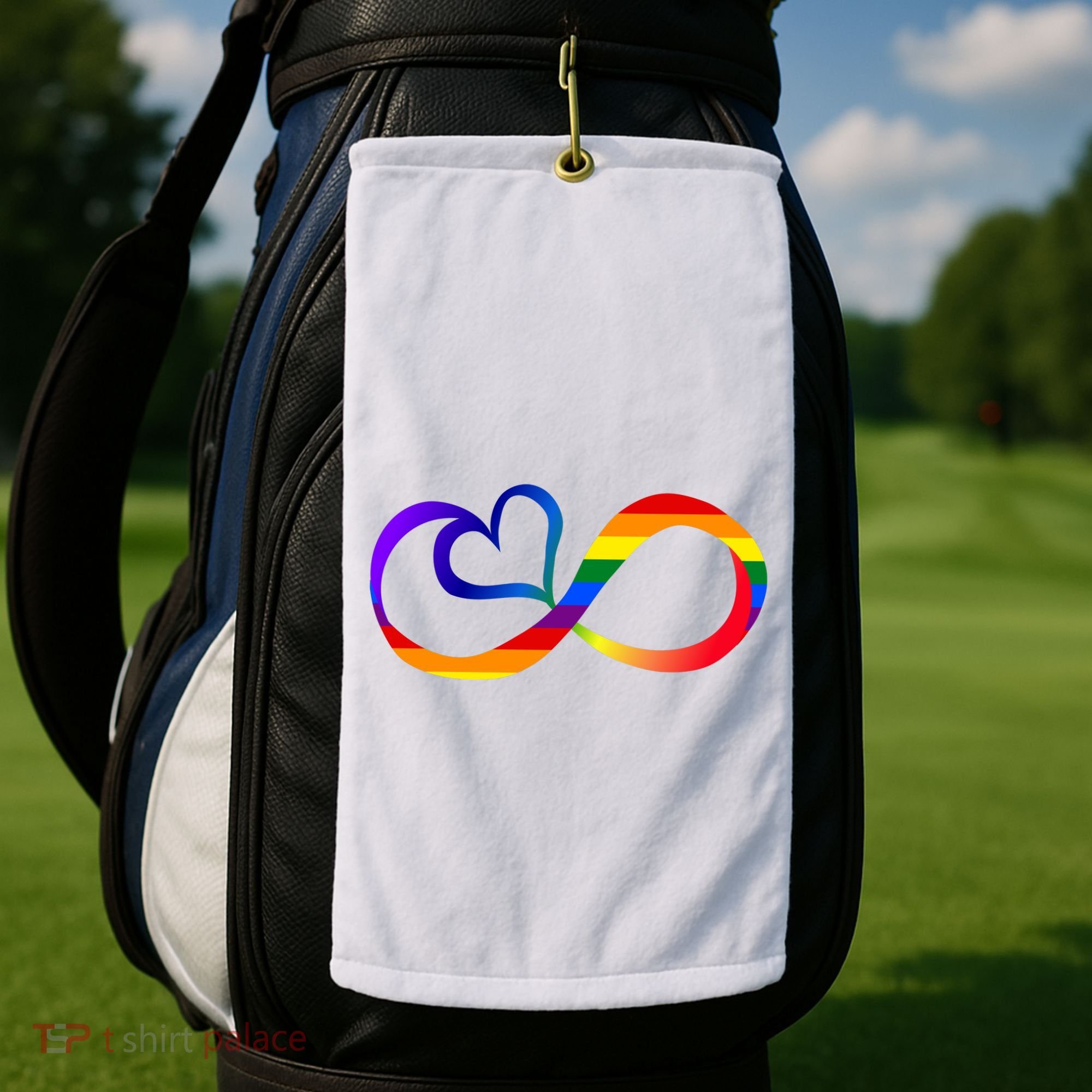 Neurodiversity Heart Symbol Golf Towel