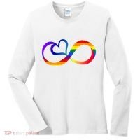Neurodiversity Heart Symbol Women's Long Sleeve Shirt thumb 0