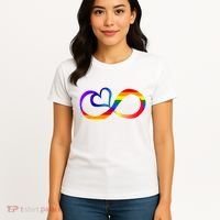 Neurodiversity Heart Symbol Women's T-Shirt thumb 4