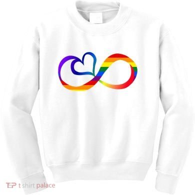 Neurodiversity Heart Symbol Kids Sweatshirt