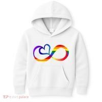 Neurodiversity Heart Symbol Kids Hoodie thumb 0