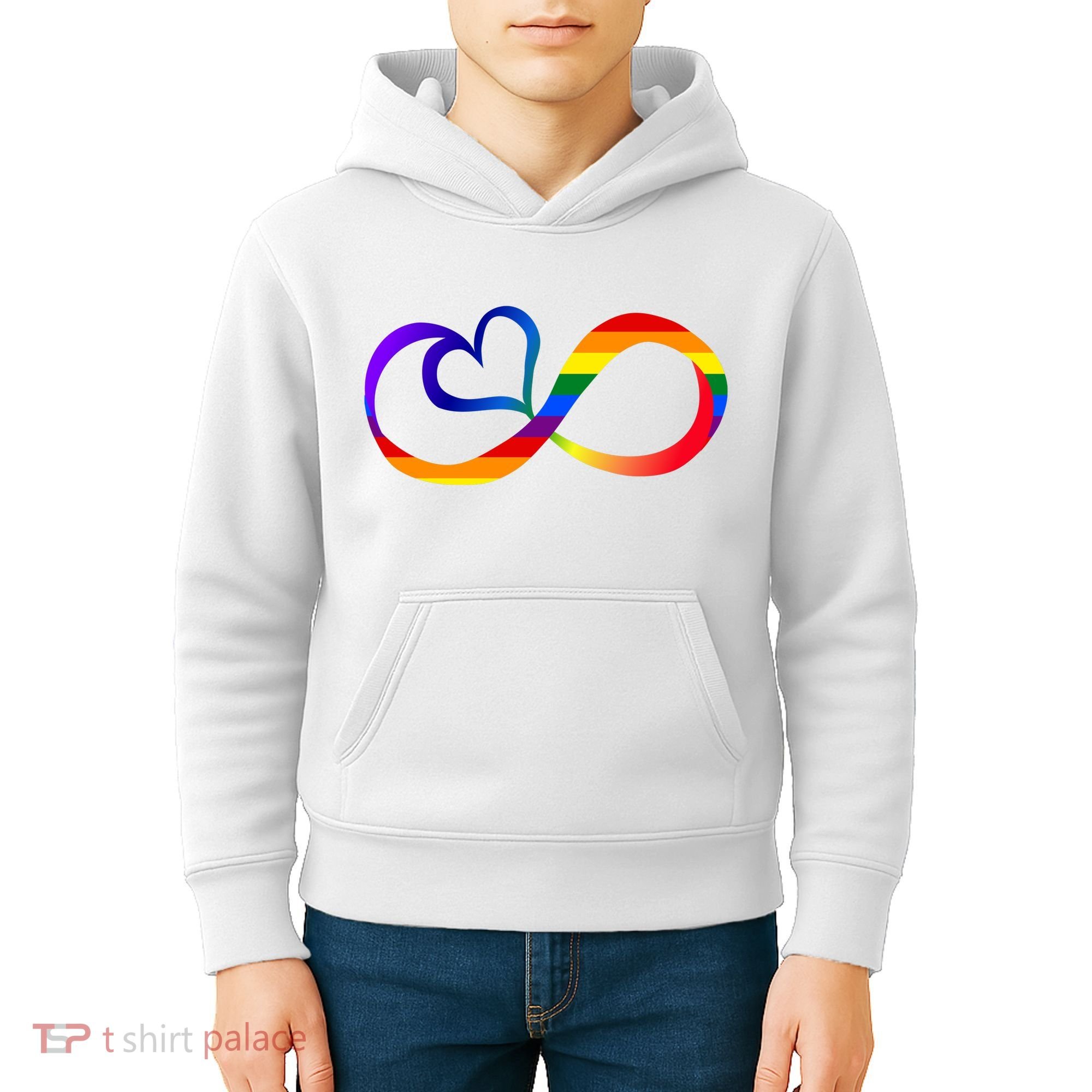 Neurodiversity Heart Symbol Kids Hoodie