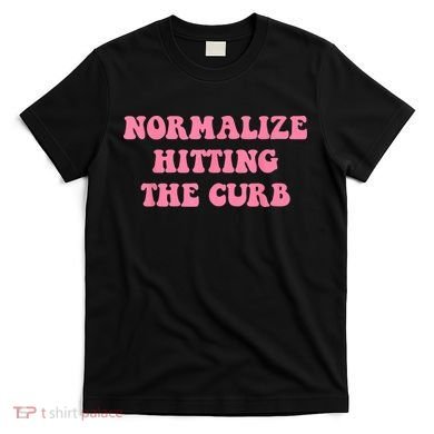 Normalize Hitting The Curb Funny Apparel T-Shirt